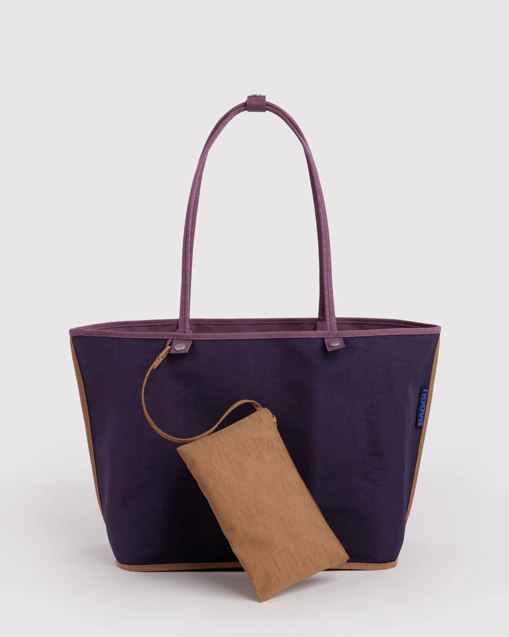 Baggu Lage Nylon Reversible Tote - Wild Plum Mix