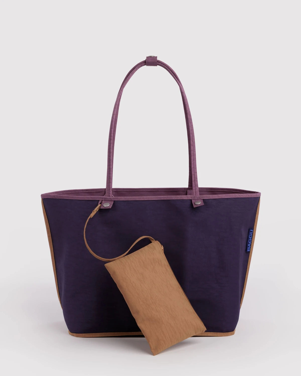 Baggu Lage Nylon Reversible Tote - Wild Plum Mix