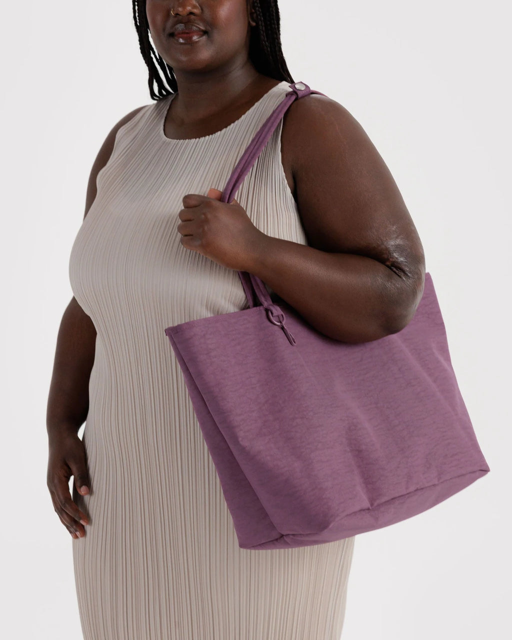 Baggu Lage Nylon Reversible Tote - Wild Plum Mix