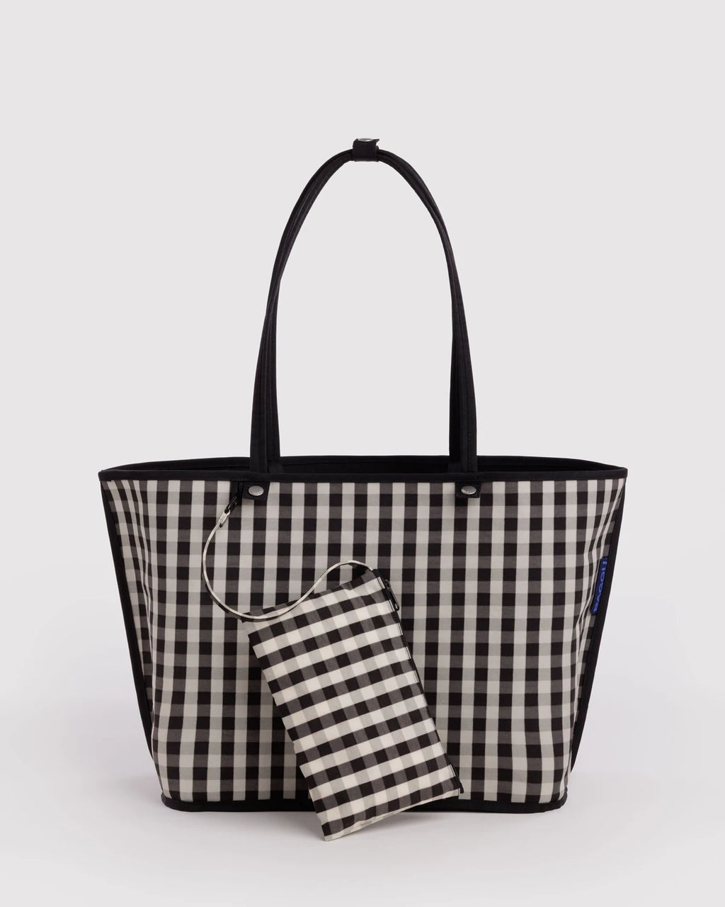 Baggu Large Nylon Reversible Tote - Black Mix