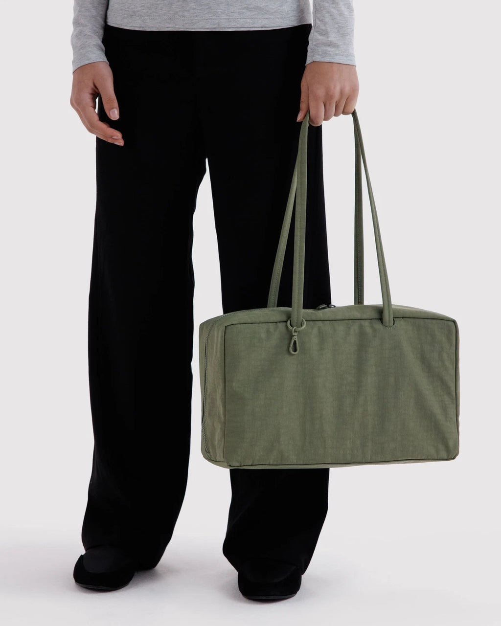 Baggu Medium Nylon Bowler Bag - Caper