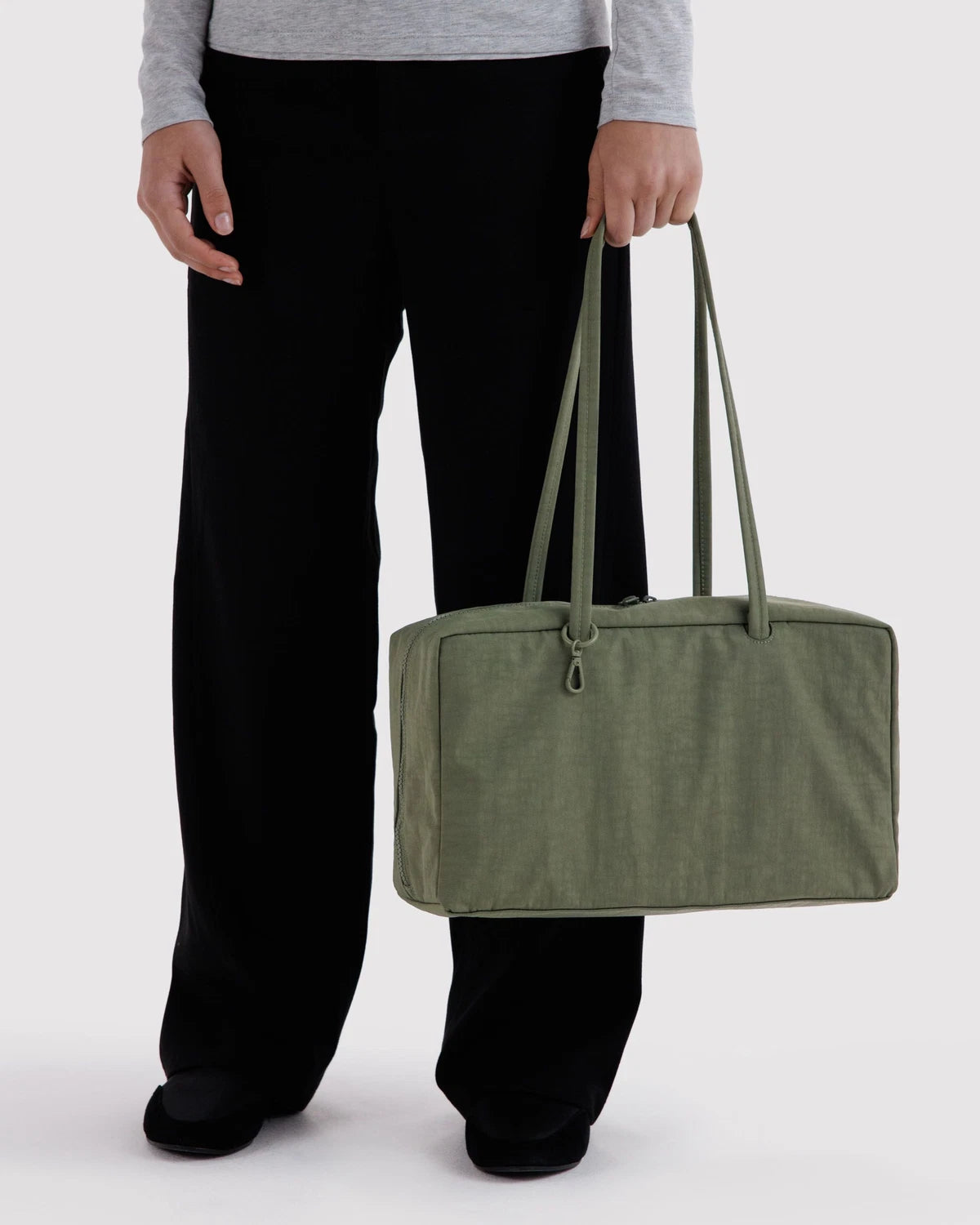 Baggu Medium Nylon Bowler Bag - Caper