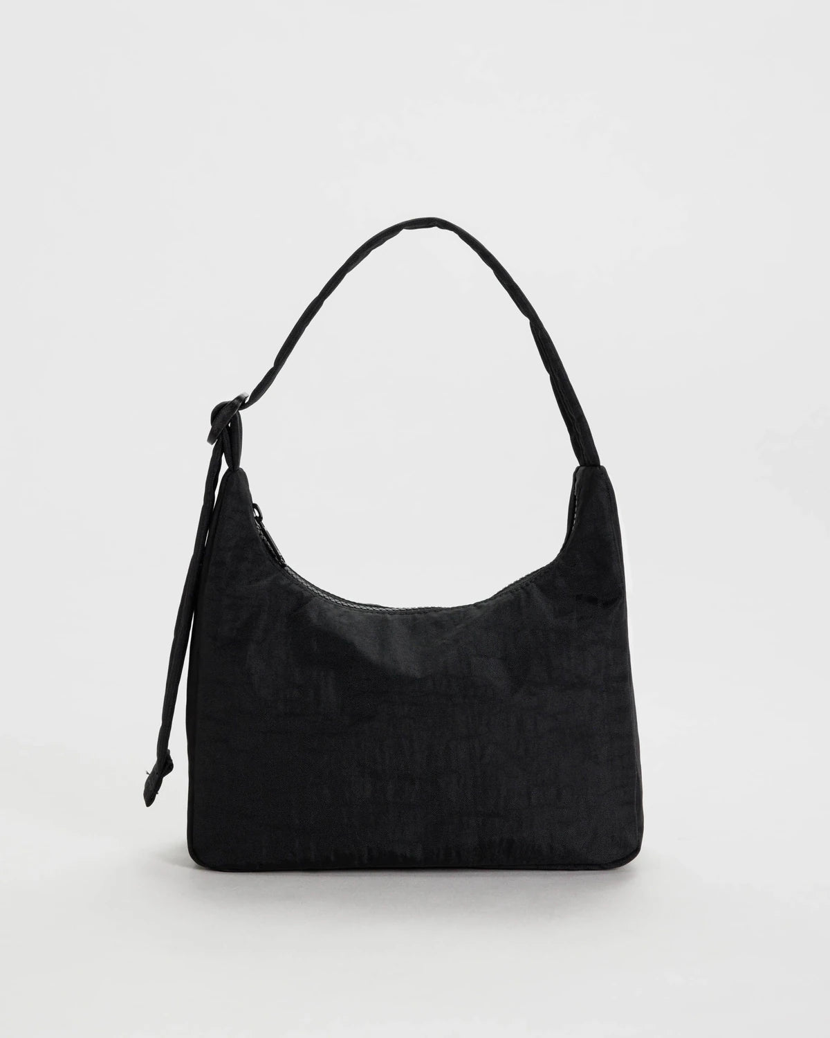 Mini Nylon Shoulder Bag - Coffee
