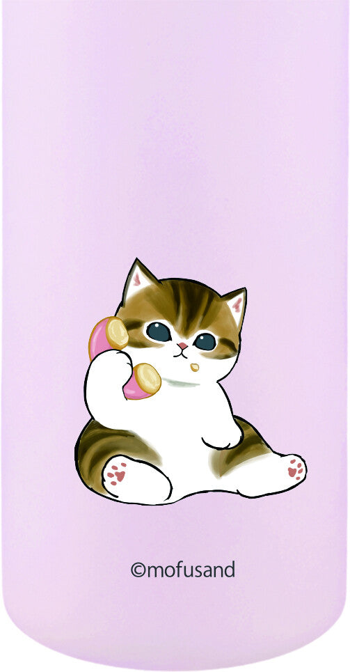 Mofusand Stainless Water Bottle (Doughnut) (350ml)