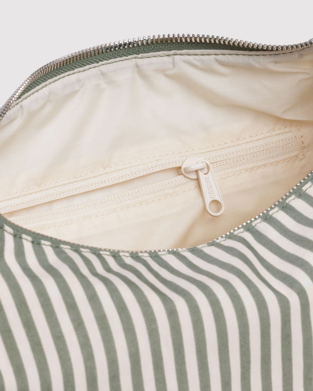 Baggu Nylon Meringue Bag - Sage Stripe