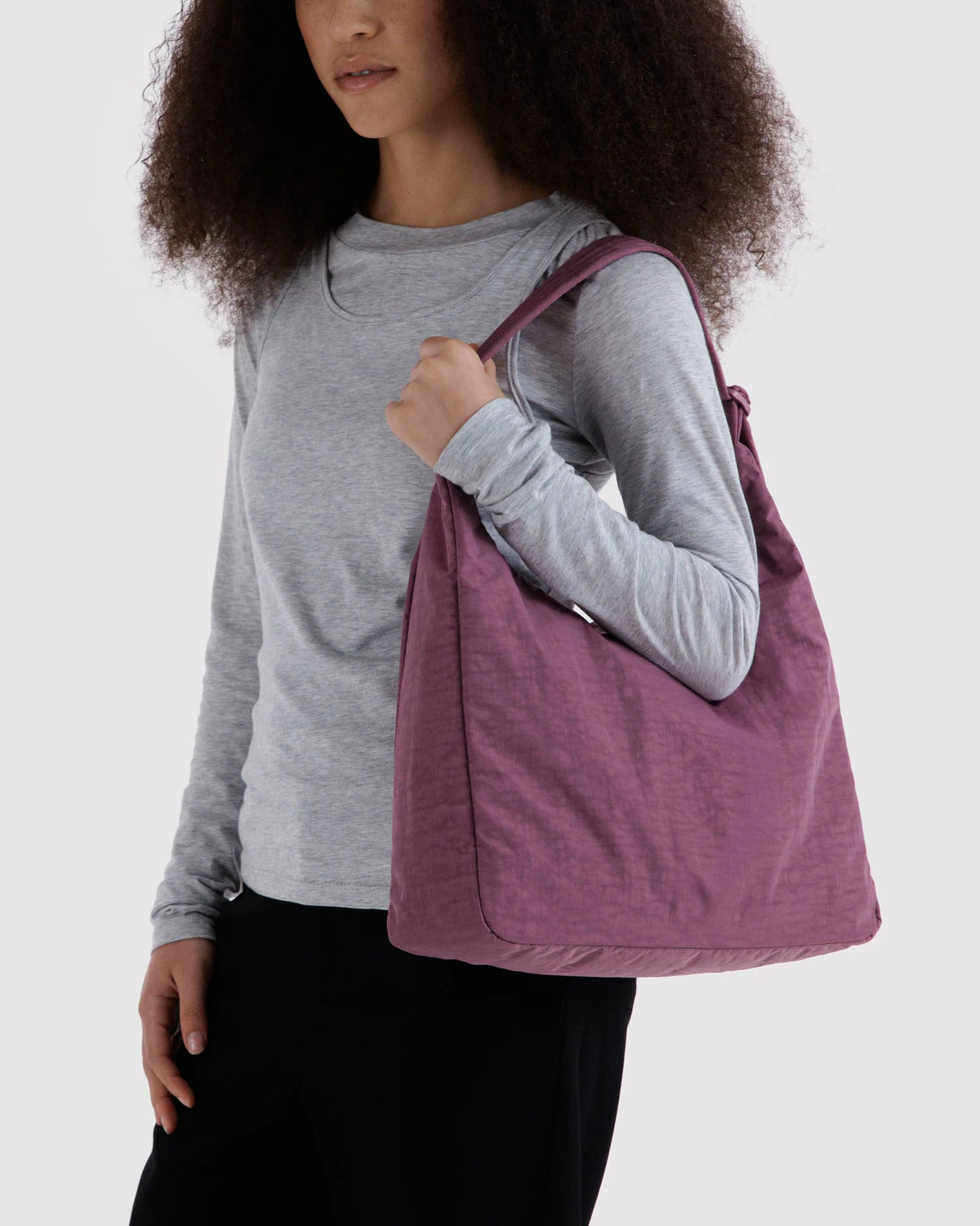 Baggu Nylon Shoulder Bag - Plum