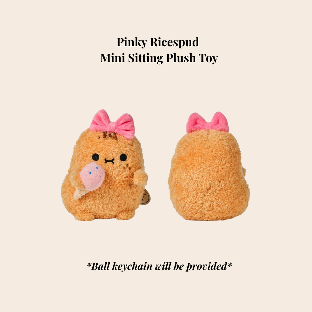 [Noodoll] - Pinky Ricespud Mini Plush Keychain