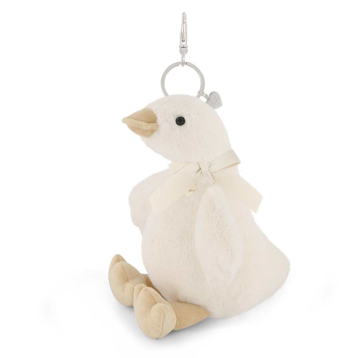 Snuggle Bunnies - Rosie The Duck Keyring - With Neck Bow