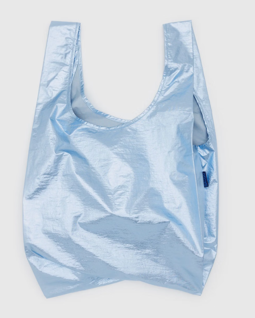 Standard Baggu - Metallic Light Blue