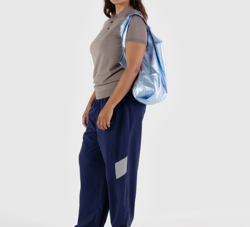 Standard Baggu - Metallic Light Blue