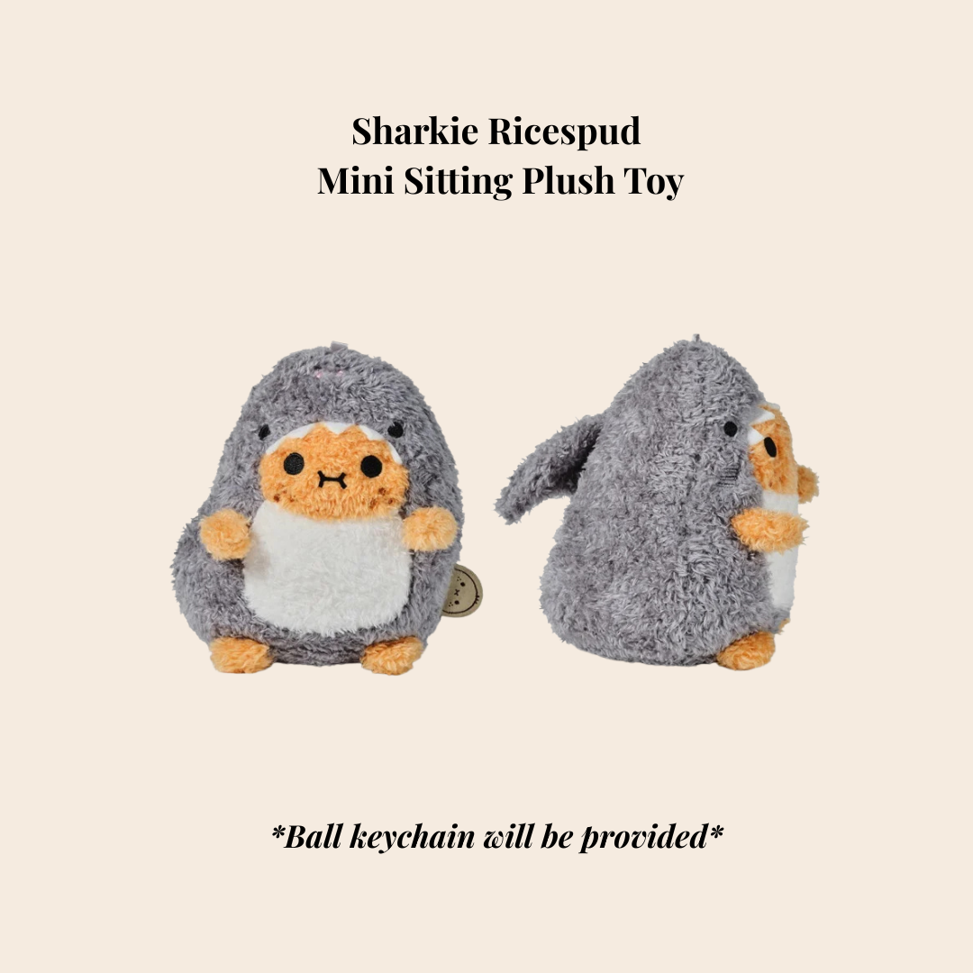 [Noodoll] - Sharkie Ricespud Mini Plush Keychain