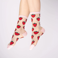 Coucou Suzette - Strawberry sheer socks