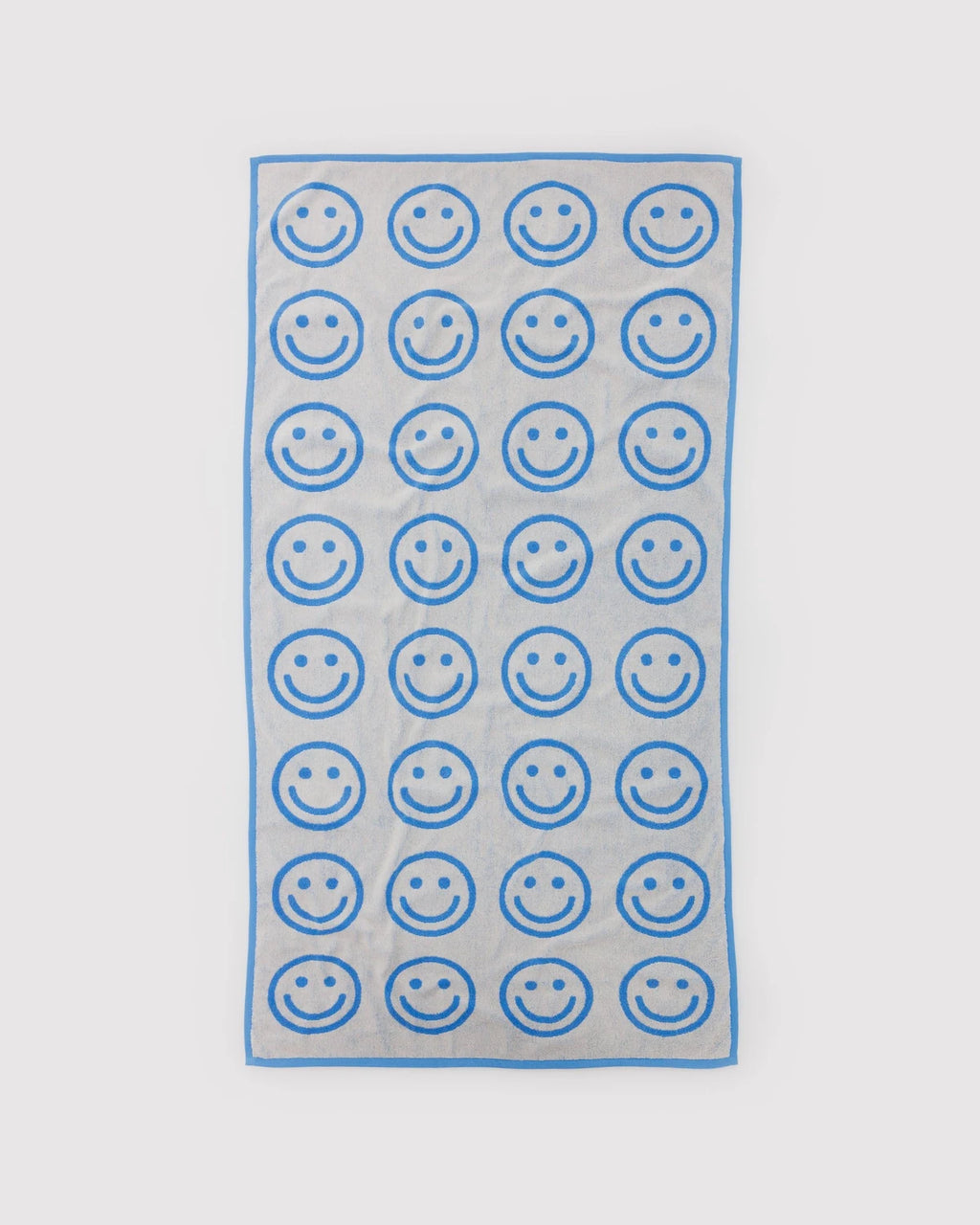 Baggu Bath Towel - Sky Blue Happy
