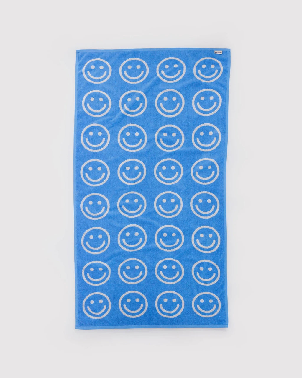 Baggu Bath Towel - Sky Blue Happy