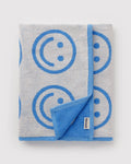 Baggu Bath Towel - Sky Blue Happy