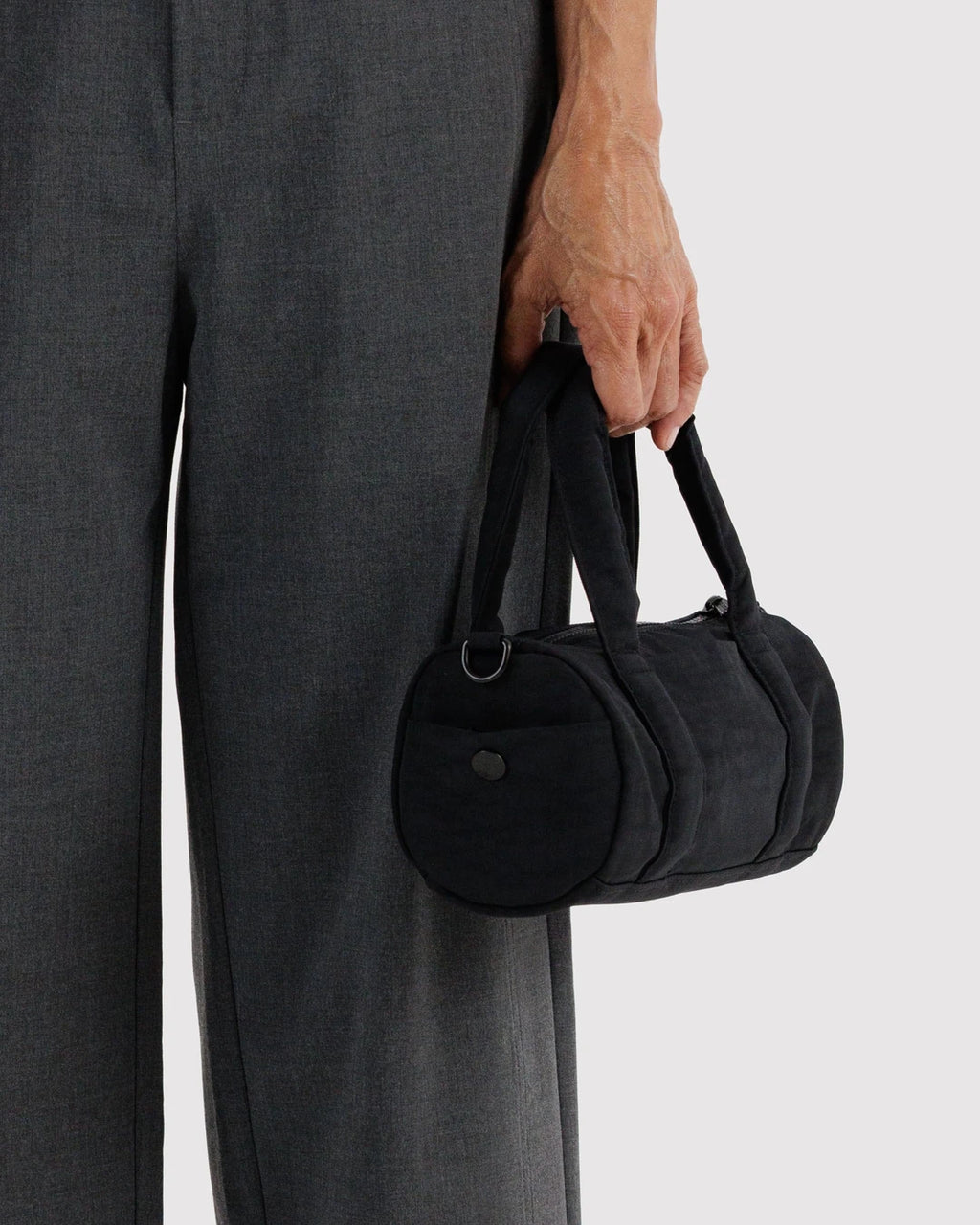 Baggu Small Nylon Duffle Bag - Black