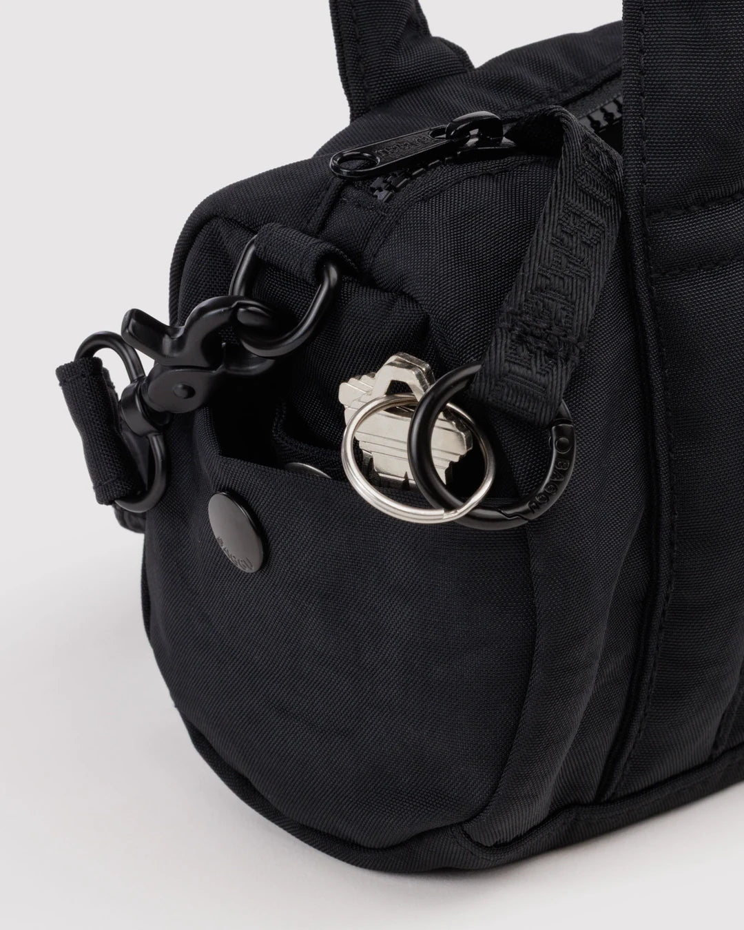 Baggu Small Nylon Duffle Bag - Black