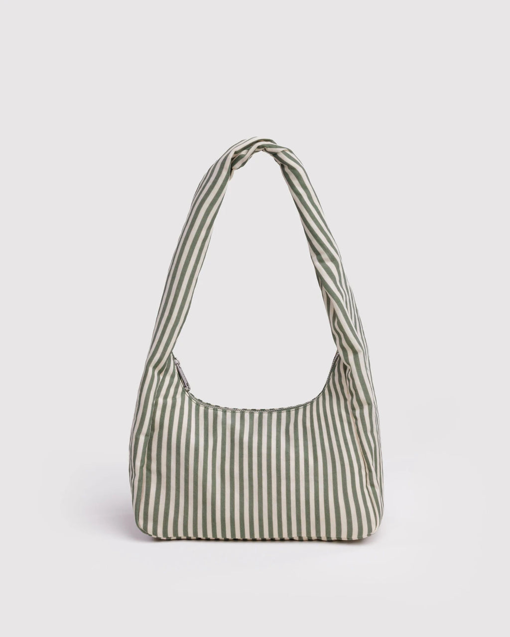 Baggu - Small Nylon Meringue Bag Sage Stripe