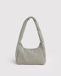 Baggu - Small Nylon Meringue Bag Sage Stripe