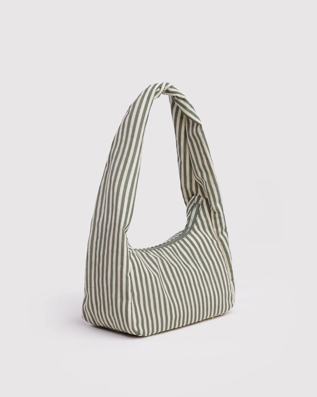 Baggu - Small Nylon Meringue Bag Sage Stripe