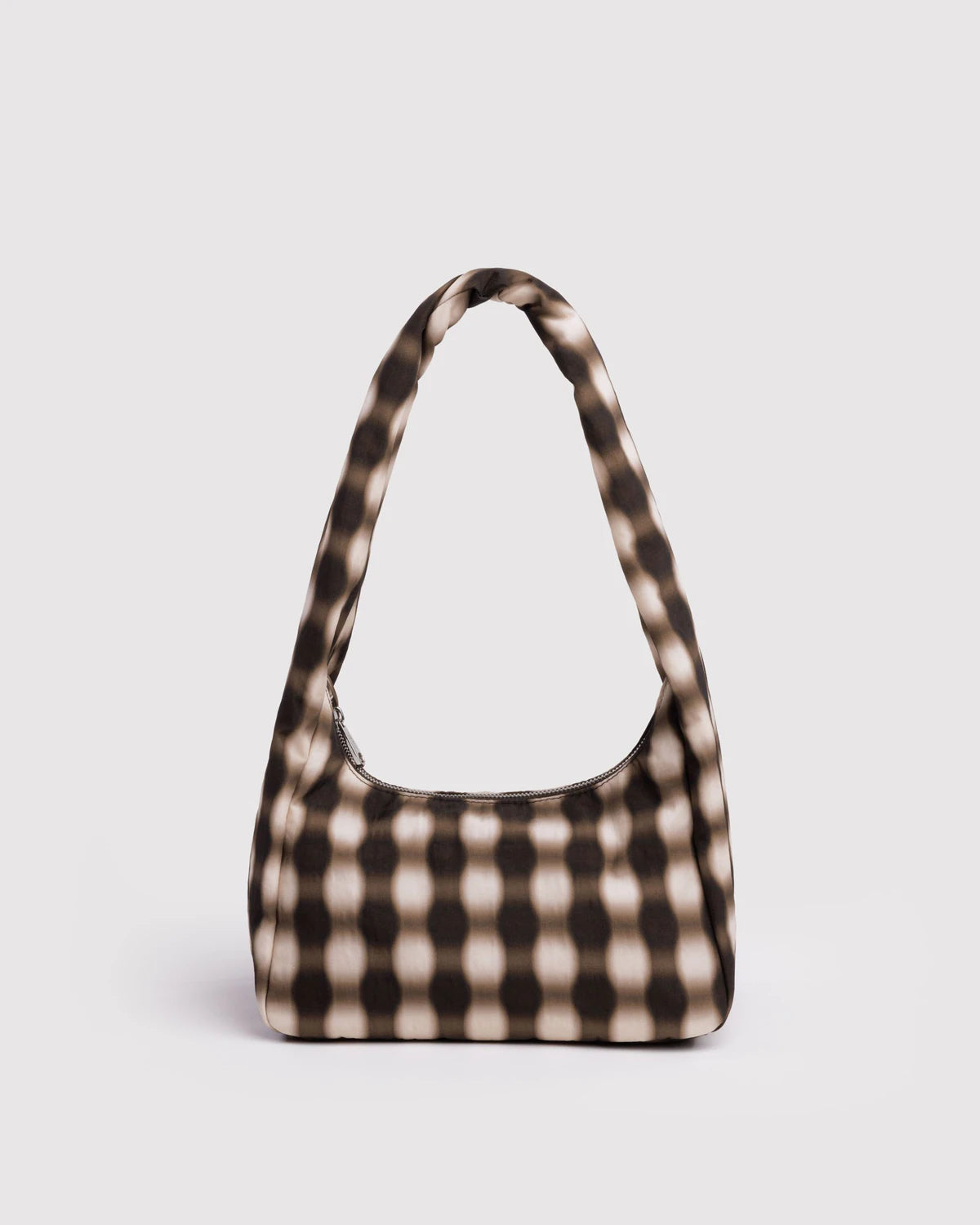 Baggu - Small Nylon Meringue Bag Blurred Gingham