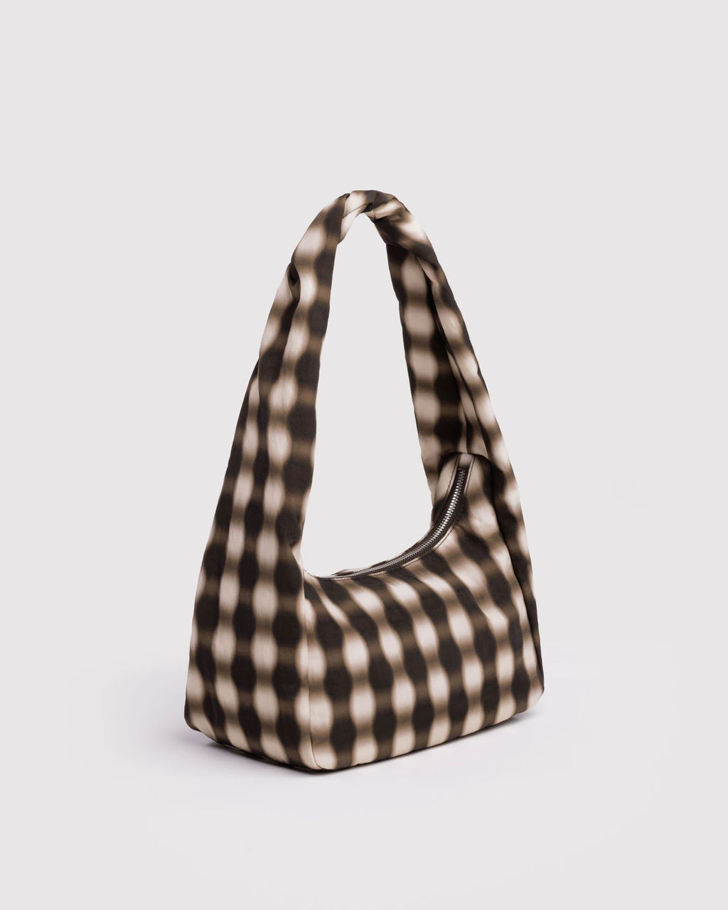 Baggu - Small Nylon Meringue Bag Blurred Gingham
