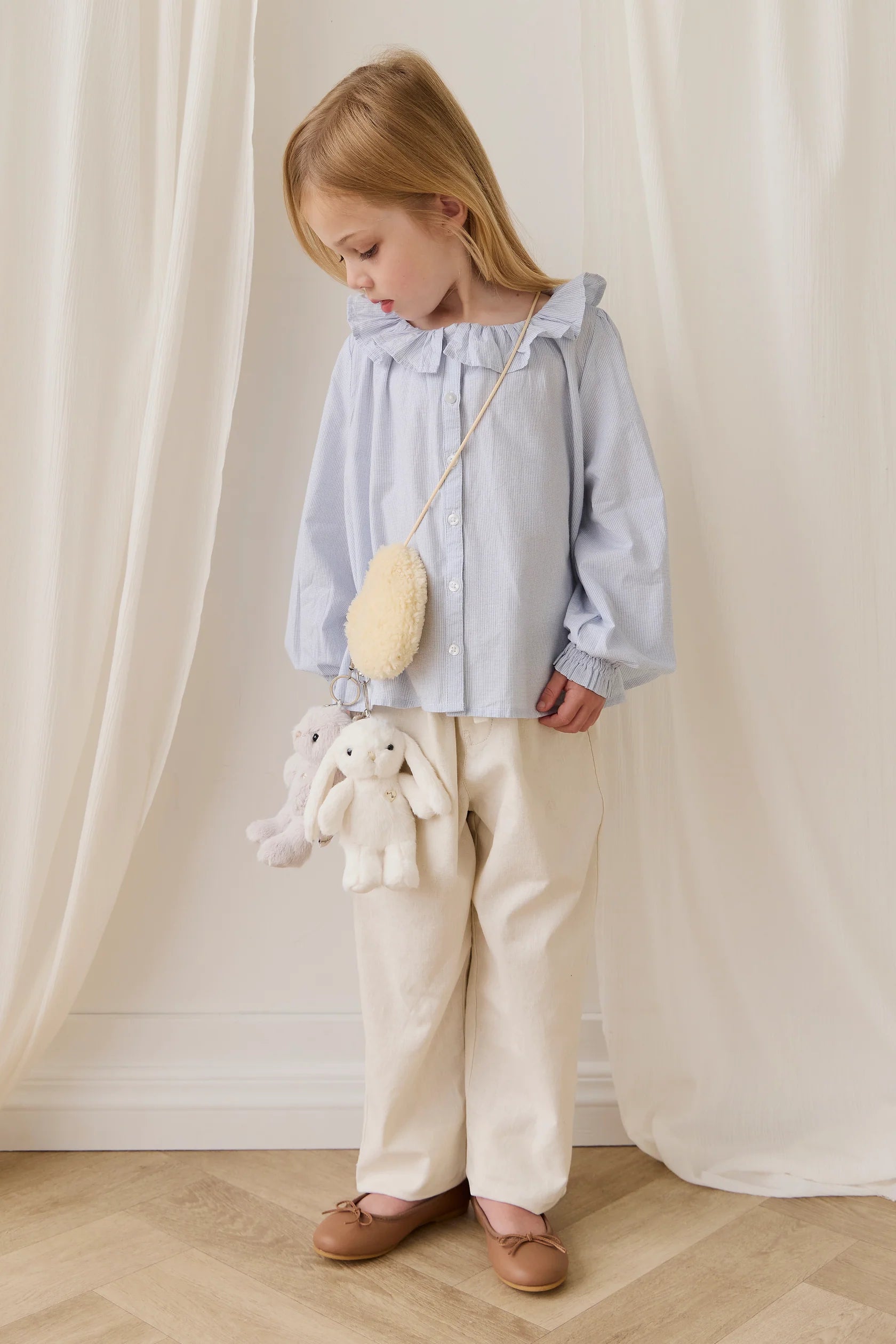 Snuggle Bunnies - Penelope Keyring - Beige