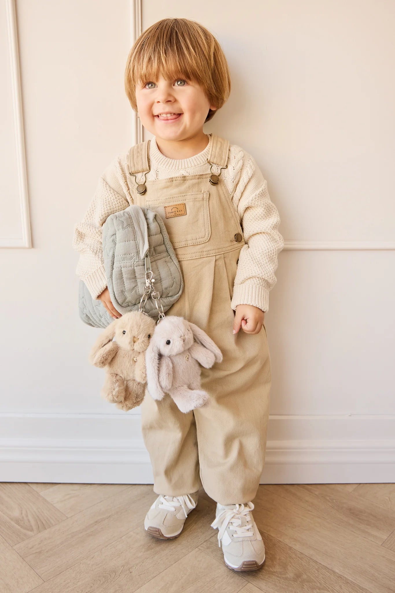 Snuggle Bunnies - Penelope Keyring - Caramel