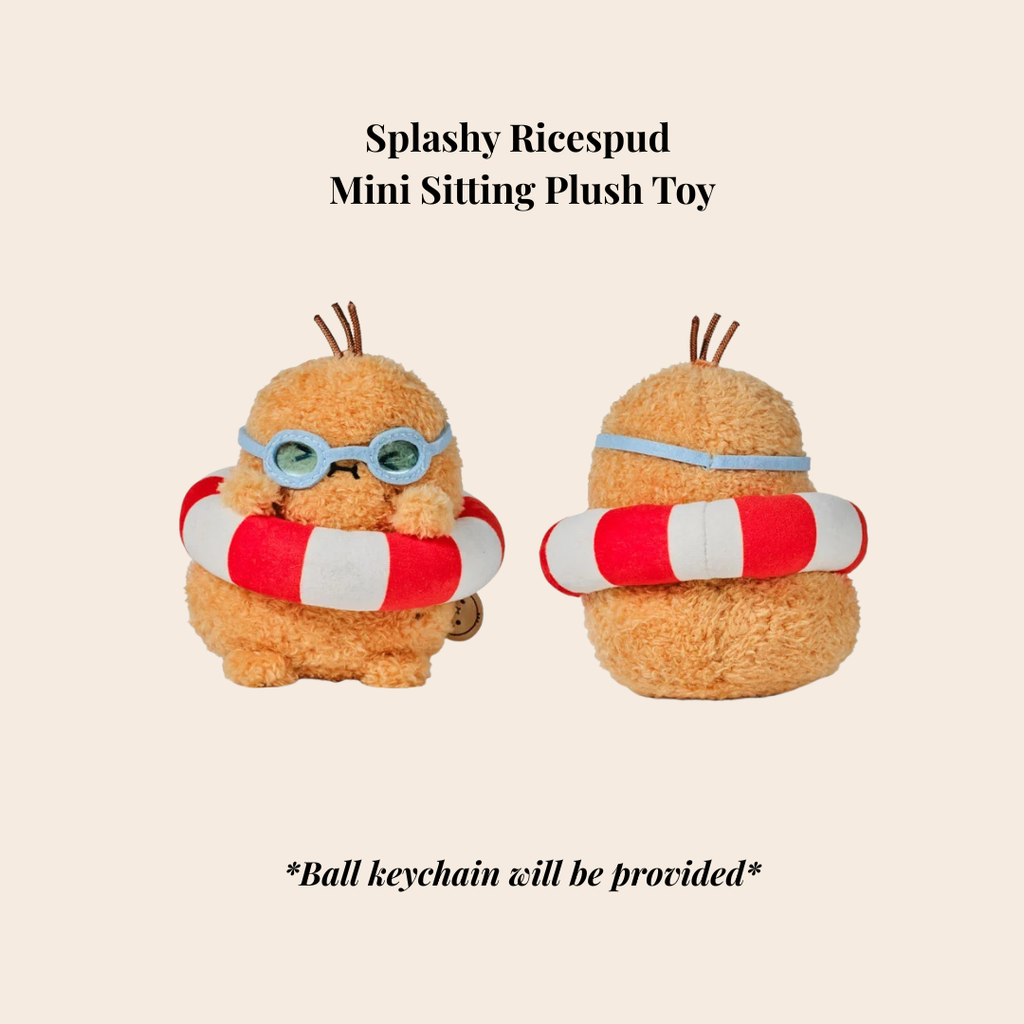 [Noodoll] -Splashy Ricespud Mini Plush Keychain