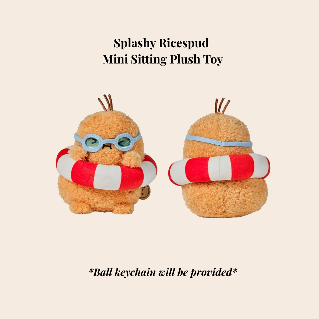 [Noodoll] -Splashy Ricespud Mini Plush Keychain