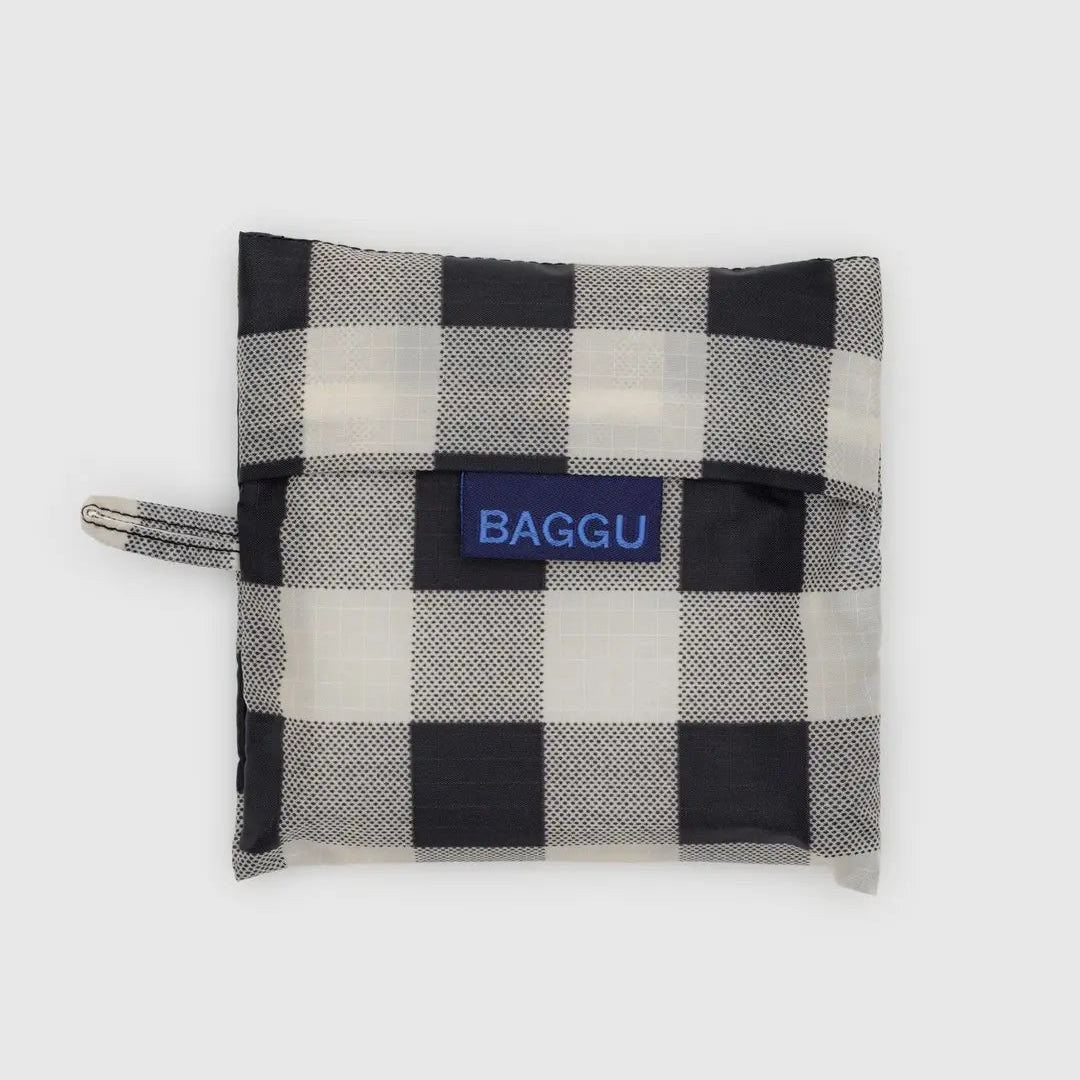 Standard Baggu - Black & White Big Check