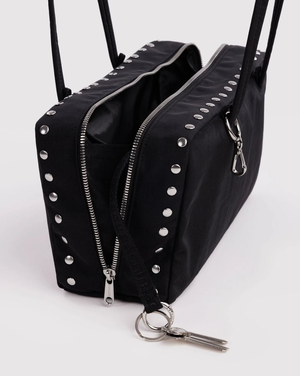 Baggu Nylon Bowler Bag - Studs