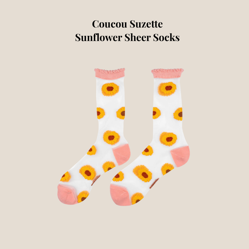 Coucou Suzette - Sunflower Sheer Socks