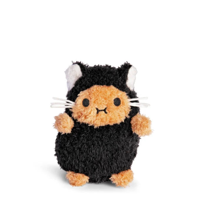 [Noodoll] Black Kitty Ricespud Mini Sitting Plush Toy