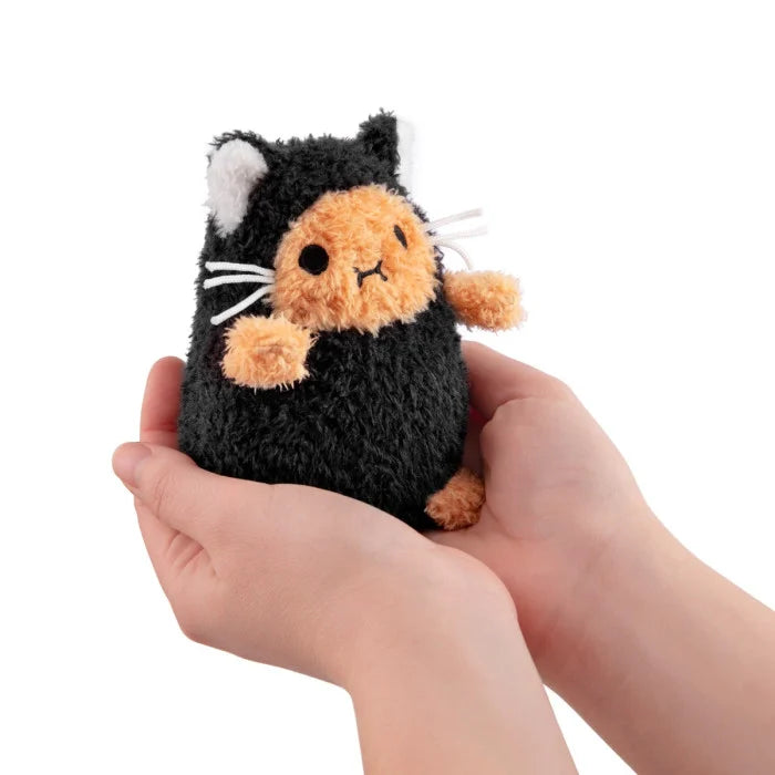 [Noodoll] Black Kitty Ricespud Mini Sitting Plush Toy