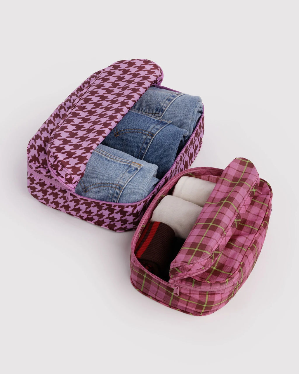 Baggu Packing Cube Set - Check mix