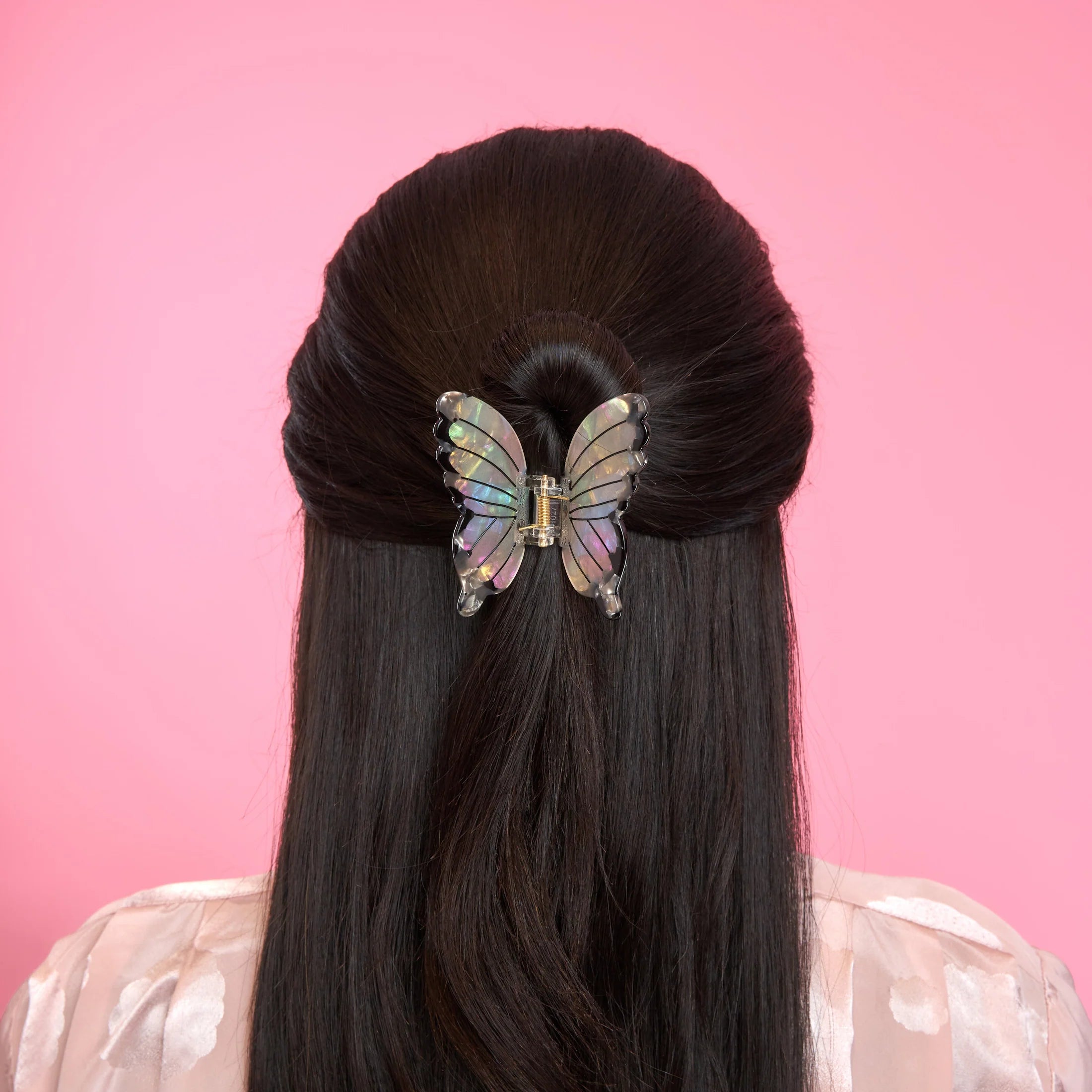 [Coucou Suzette] White Butterfly Hair Clip