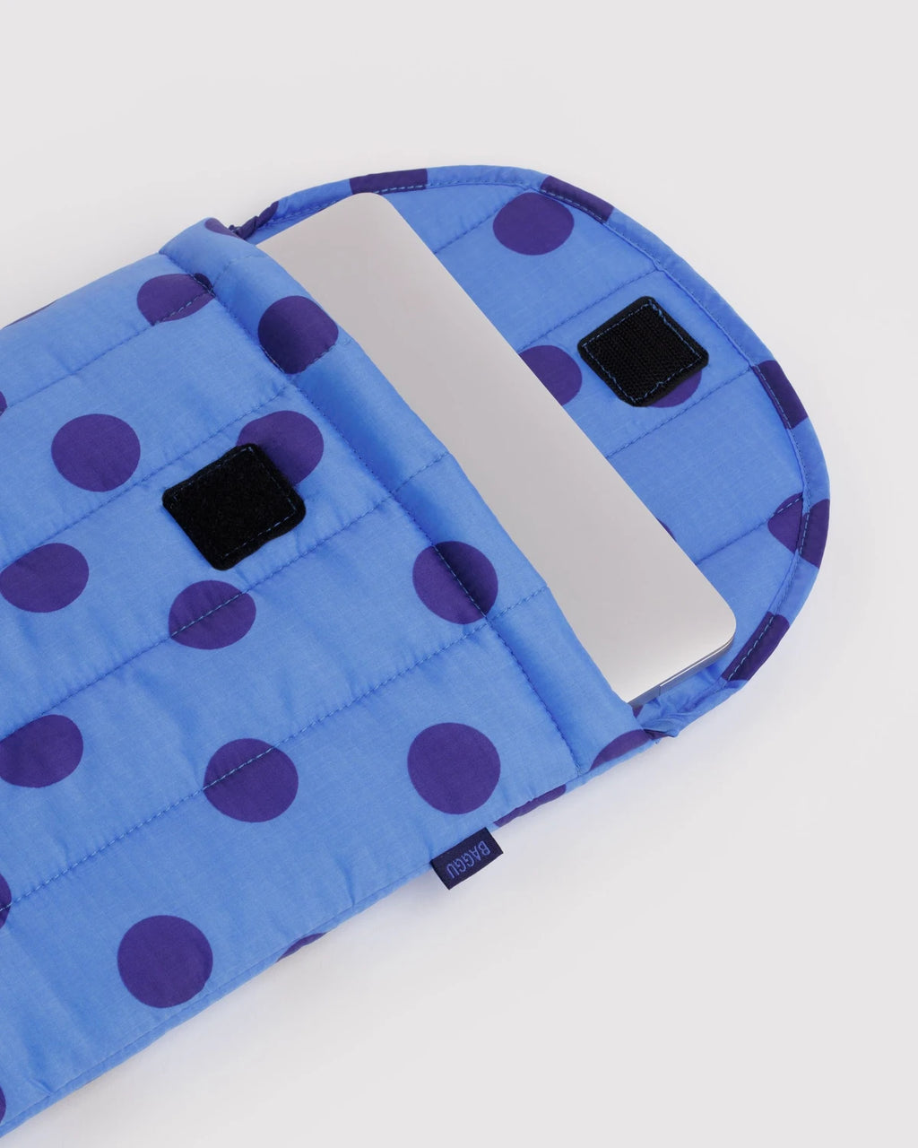 Baggu - Puffy Laptop Sleeve 13"/14" Blue Polka Dot