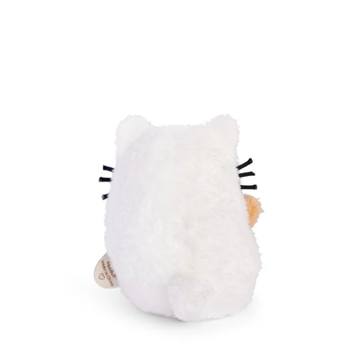 [Noodoll] White Kitty Ricespud Mini Sitting Plush Toy