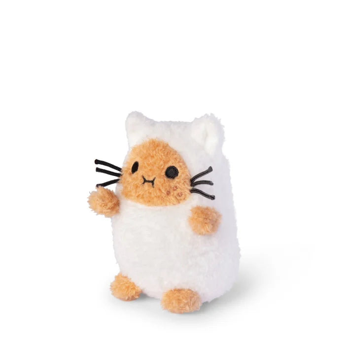 [Noodoll] White Kitty Ricespud Mini Sitting Plush Toy