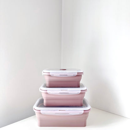 [Eco-Lyfe] Collapsible Silicone Lunchbox